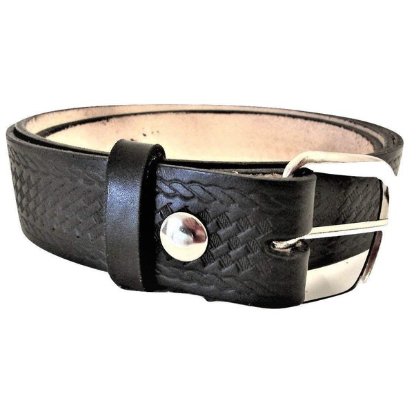BELT * Leather * BASKET WEAVE * 5 colors *