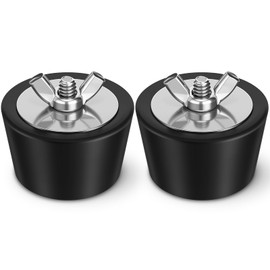 Honoson 2 Pcs 1.5 to 1.75 Inch Pool Winterizing Plugs PVC/Steel Pipe Plugs Rubber Hole Stoppers for Swimming Pool Return Skimmer Winter Expansion with SS Screw Stainless Steel Bolt Heavy Duty Rubber