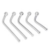 NANKAI MSTL225RR-50 General Purpose Muffler Stay, φ16, RR Type, Silver