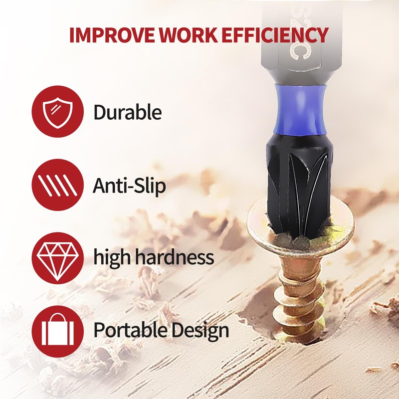 ColumPRO 11PCS Screwdriver Bit Set, 10PCS x 50mm S2 PH2