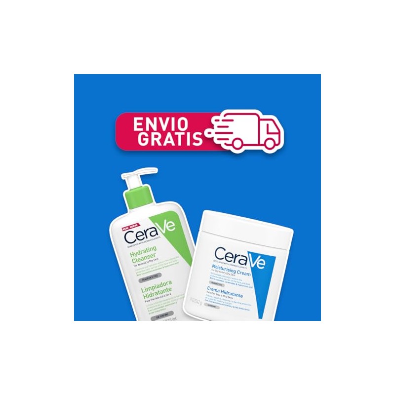 CeraVe rutina corporal piel seca: Limpia + hidrata