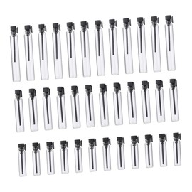 IWOWHERO 150pcs Bottle Test Tubes Tube Trial Bottles Transparent Bottles Bottles Container Tube Plastic Black