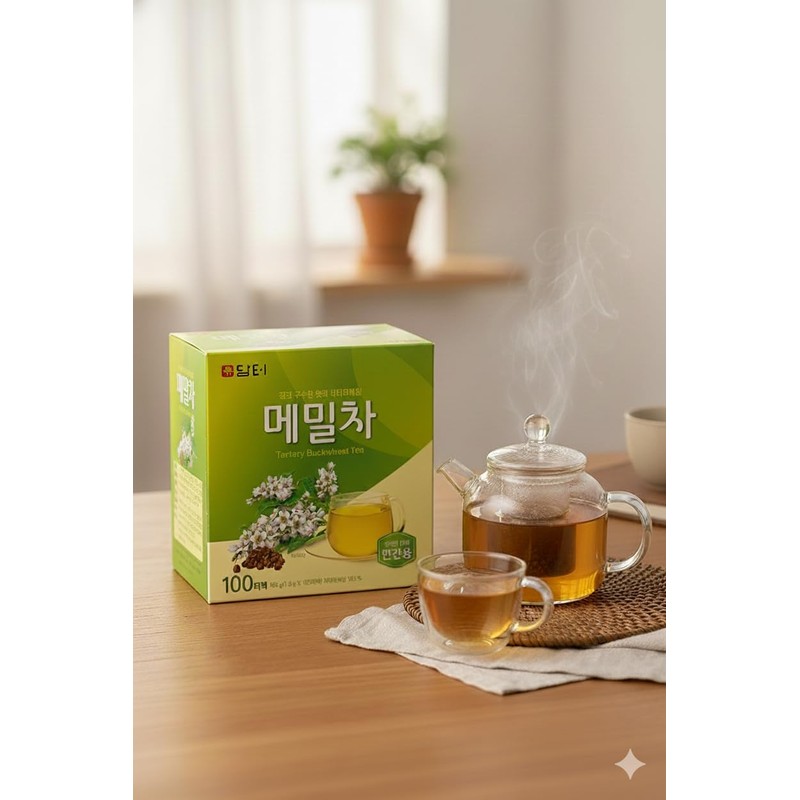Damtuh Tartary Buckwheat Tea – Nutty & Refreshing Herbal Tea,
