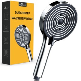 Magichome Shower Head Water Saving High Pressure Shower Head 5 Jet Types Hand Shower Head Large Economy Shower Head