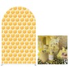 Iydamc Honeycomb Arched Fabric Backdrop Covers for Bee Day Party