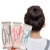 Hair tying tool Disco braiding Self wedding props Girl's hair tying Self bun Self wedding hair 4ea