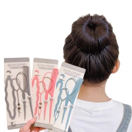 Hair tying tool Disco braiding Self wedding props Girl's hair tying Self bun Self wedding hair 4ea