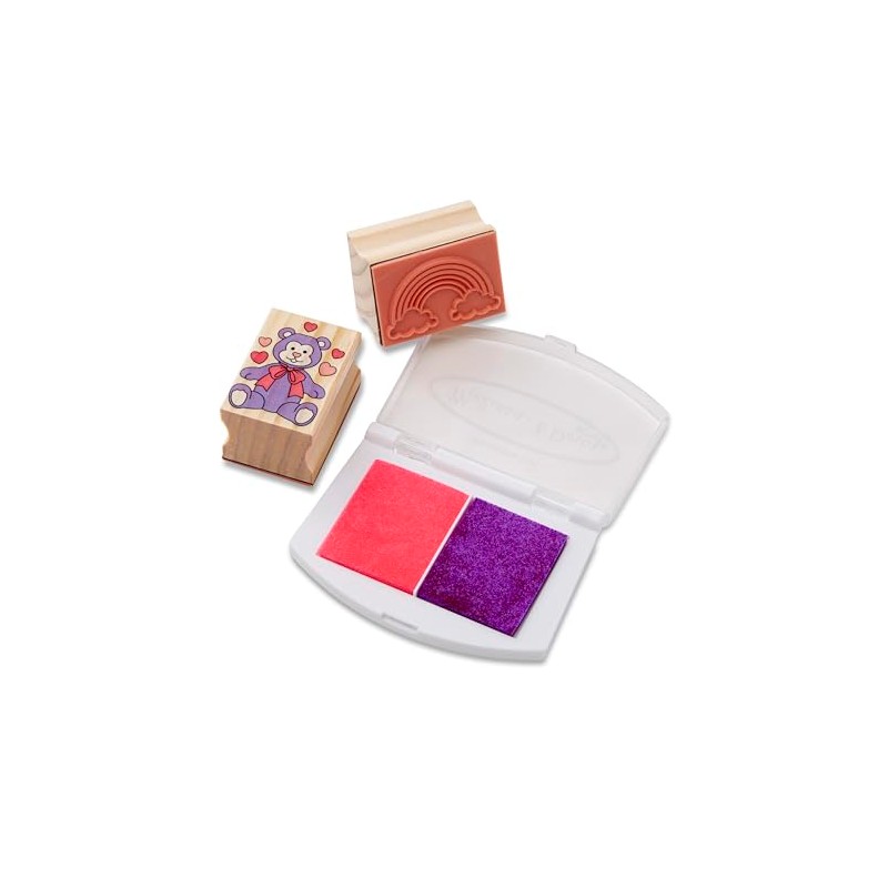 Melissa & Doug Juego De Sellos De Amistad - FSC-Certified