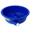 Blue Bowl Gold Concentrator Bowl with Control Valve, Wire Legs