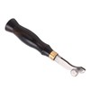 Leather Creaser 0.5mm Regulable Screw Ebony Handle Arc Design Stainless