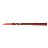 Pilot V5 Roller Ball Pen - Red (Pack of 3)