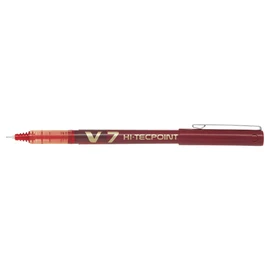 Pilot V5 Roller Ball Pen - Red (Pack of 3)