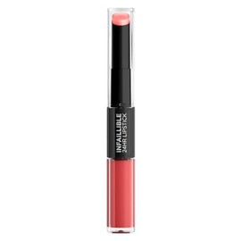 L'Oreal Paris, Infallible 24Hr Lipstick, Labial De Larga Duración De Dos Pasos: Líquido Y Balsamo, Tono 806 Ifinite Intimacy
