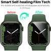 Compatible for EGQINR Smartwatch Screen Protector, Sahouden Full Coverage TPU
