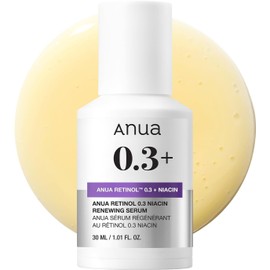 ANUA Anua Retinol Serum for Anti-Aging, Textured skin | 0.11% Retinol, 5% Niacinamide, 20+Soothing Ingredients Gentle for Beginner (30ml /1.01 fl.oz.)