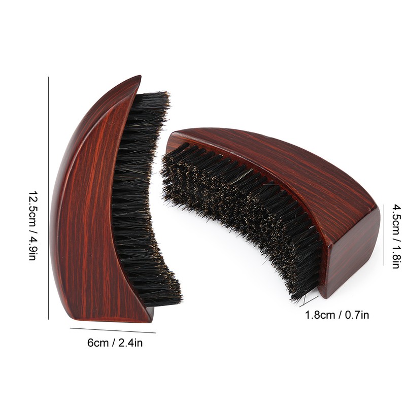 Men Beard Brush Anti Frizz Oil Head Bristle Face Massage