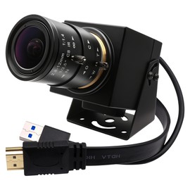 Svpro HDMI USB Zoom Kamera 4K 60fps USB3.0 Manueller Fokus Webcam mit 2.8-12mm optischem Zoomobjektiv,HD Industriekamera 8MP H.264 60fps für Computer,Monitor,TV,Projektor