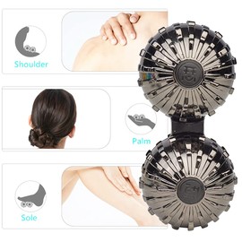 [LilBit] Infinity Ball Fidget Ball Massage Infinity Gyro Zinc Alloy (Silver)