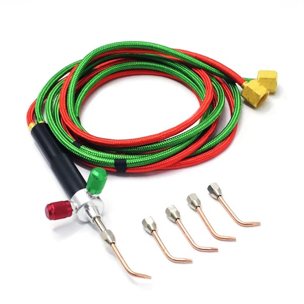 Mini Oxygen Torch Kit, Micro Oxygen Acetylene/Butane Gas Welding Torch
