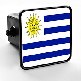 Durable Trailer Hitch Cover - Flag of Uruguay (Uruguayan)