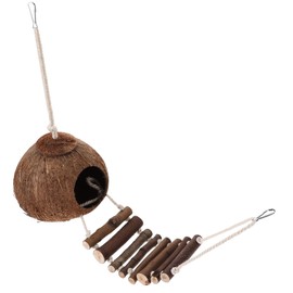 BESPORTBLE Hermit Crab Habitat with Ladder Realistic Terrarium Decor Safe and Easy-to-use Cave