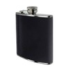 Premier Housewares Hip Flask Set - 8 oz - Black