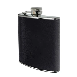 Premier Housewares Hip Flask Set - 8 oz - Black Gloss by Premier Housewares