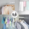 Stainless Steel U Shape Hardware Closet Pole Socket with Screws