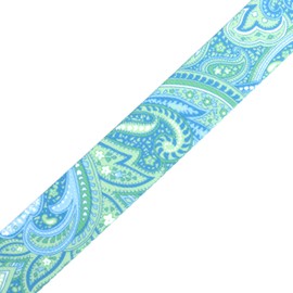 Country Brook Design - Green Paisley Polyester Webbing (1 1/2 Inch, 5 Yards)