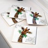 Bug Art Giraffe Ceramic Drinks Coasters, Set of 4, Square,