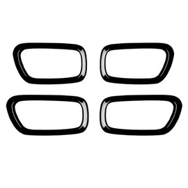 For 2021 VEZEL RV 3 RV 4 RV 5 RV 6 Inner Handle Frame All ABS Door Cover Interior Custom Parts E: HEV (Piano Black)