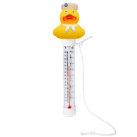 HiloraLucere Pool Thermometer, Cute Theme Outdoor Pool Decor with Nylon Rope, High Accuracy Easy to Read Float Thermometer Indoor Temperature Measurement for Spa Hot Tub Kids Gifts (Naval)
