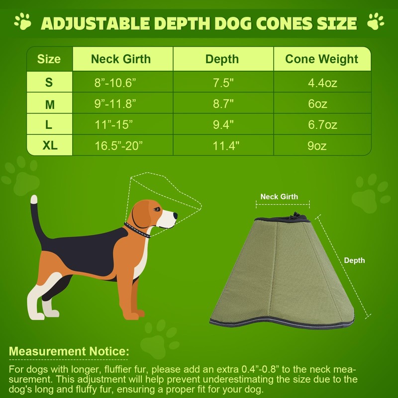 Soft Dog Cone After Surgery: Comfortable Dog Cones Collar for