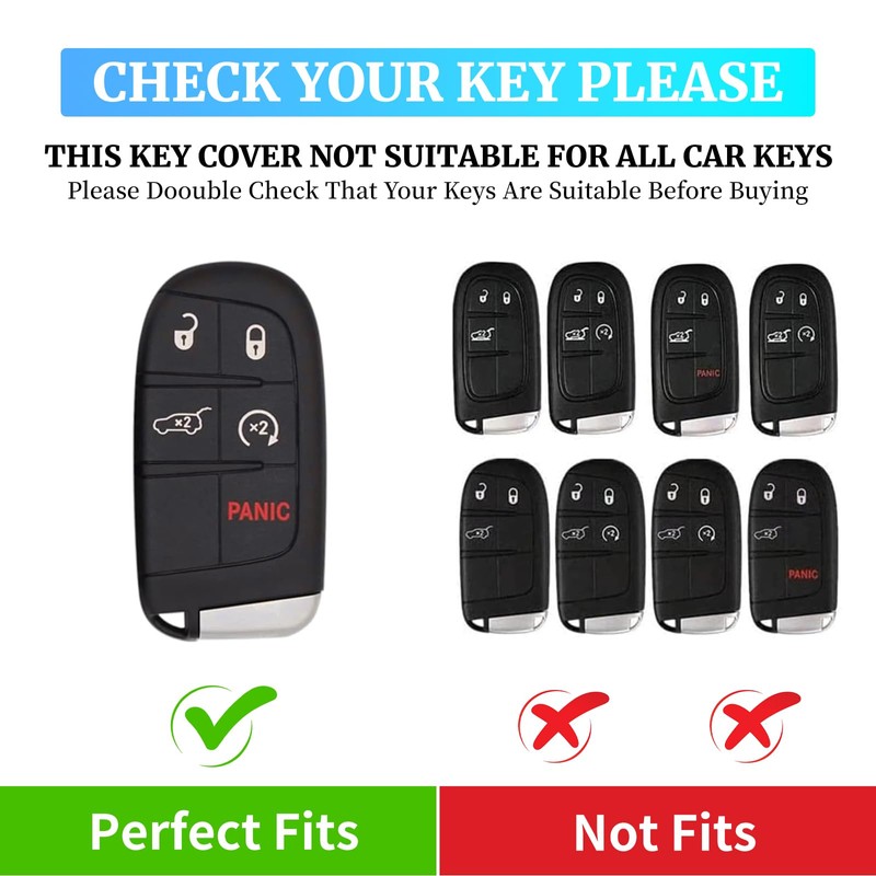 EnerCharge TPU and Leather Key Fob Cover Full Protection Suitable