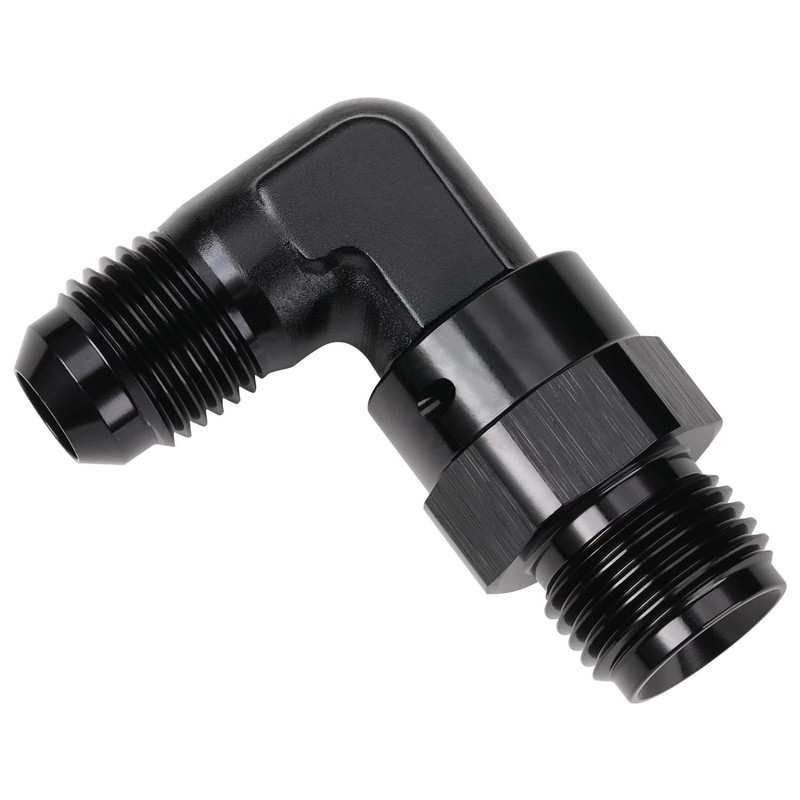 Podavelle 6AN Male to 5/8-18 Inverted Flare 90 Degree Adapter