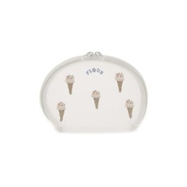 Gelato Pique PWGB251545 WhiteDay Ice Embroidery Pouch, OWHT