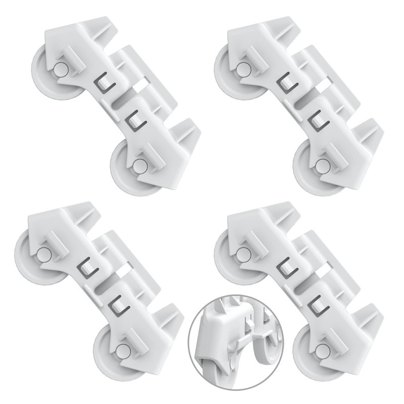UPGRADED 304 Stainless Steel W10728159 W10525646 Dishwasher Bottom Rack Replacement