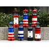 WDLFCGC Solar Powered Lighthouse - 12" Tall Solar Lighthouse with