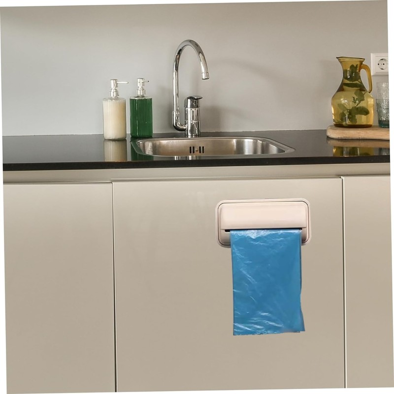 Plastic Bag Holder Wall Mounted Garbage Bag Organizer, 2Pcs Garbage