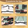 Outdoor Backpack Chest Straps, Adjustable Sternum Strap for Backpack Replacement,