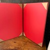Kaori de Cover Certificate Holder b5 File Menu Bi-Fold PU