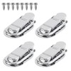 MroMax 4Pcs Suitcase Lock Hasp 2.44" x 1.3" (LxW) Modern
