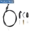WFLNHB Carburetor Valve Plunger and Choke Cable Kit Replacement for