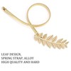 Curtain Tiebacks, Metal Leaves Curtain Holdbacks Adjustable Curtain Straps Curtain