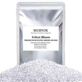 MUBYOK 1.5LB Velvet Bloom Premium Scented Aroma Beads for Making Car Freshies Supplies PreScented Beads for Car Air Freshener Sachets Long-Lasing Scent