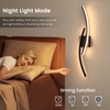 Sovinzert 15000mAh Battery Operated Wall Sconce,Black Wall Sconces with Remote