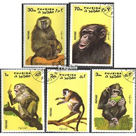 Prophila Collection Fujeira 786A-790A (complete excl. 1971 Monkeys (stamps for collectors) Säuger Other