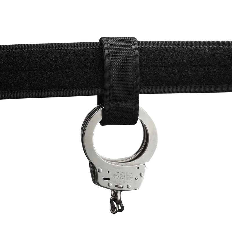 Handcuff Strap Nylon Black with Black Safety Snap