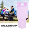 Cup Silicone Boot Sleeve with Pocket Chain Strap Flexible Soft