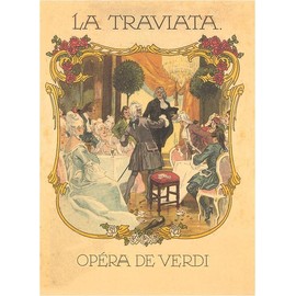 Poster for Opera La Traviata - Vintage Image